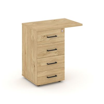 Style Project SN.TPP-002 (Тиквуд светлый) Тумба приставная