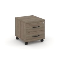 Style Project SN.TM-001 (Вяз благородный) Тумба мобильная 2 ящика. Стандартные колеса