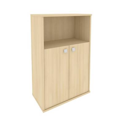 Style Л.СТ-2.1 (Акация лорка) Шкаф средний широкий (2 низкие двери ЛДСП)