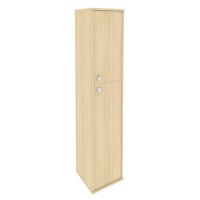 Style Л.СУ-1.8 Пр (Акация лорка) Шкаф высокий узкий правый (1 средняя дверь ЛДСП, 1 низкая дверь ЛДСП)