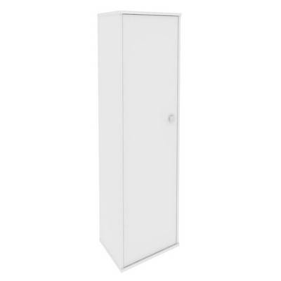 Style Л.ГБ-1 (Белый) Гардероб узкий (выдвижная вешалка)