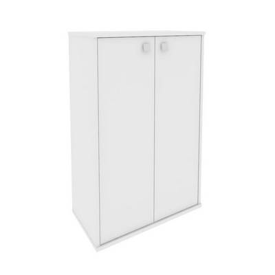 Style Л.СТ-2.3 (Белый) Шкаф средний широкий (2 средние двери ЛДСП)