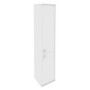Style Л.СУ-1.3 Пр (Белый) Шкаф высокий узкий правый (1 низкая дверь ЛДСП, 1 средняя дверь ЛДСП)