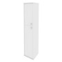 Style Л.СУ-1.8 Л (Белый) Шкаф высокий узкий левый (1 средняя дверь ЛДСП, 1 низкая дверь ЛДСП)