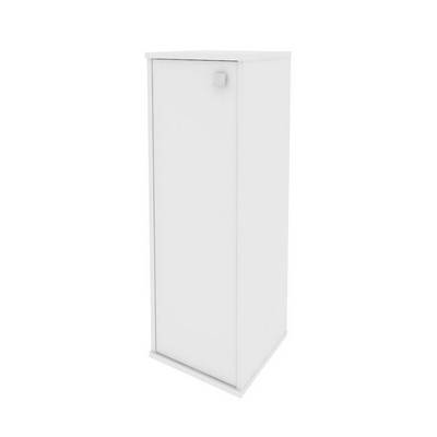 Style Л.СУ-2.3 Л (Белый) Шкаф средний узкий левый (1 средняя дверь ЛДСП)