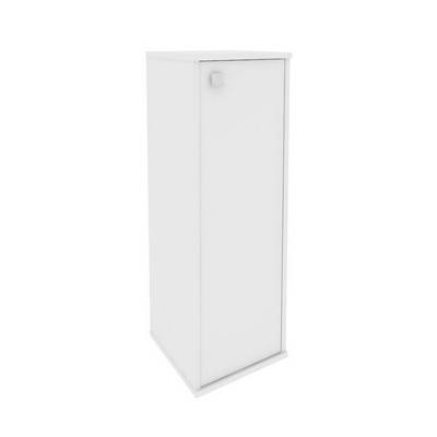 Style Л.СУ-2.3 Пр (Белый) Шкаф средний узкий правый (1 средняя дверь ЛДСП)