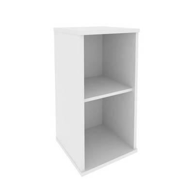 Style Л.СУ-3 (Белый) Стеллаж низкий узкий