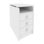 Style Л.ТП-4.2F (Белый) Тумба приставная (с замком)