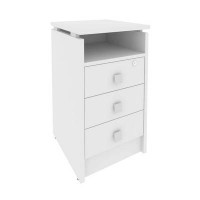 Style Л.ТП-4F (Белый) Тумба приставная (с замком)