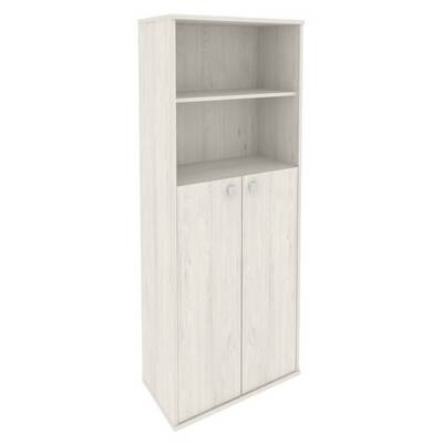 Style Л.СТ-1.6 (Дуб наварра) Шкаф высокий широкий (2 средние двери ЛДСП)