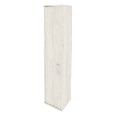 Style Л.СУ-1.3 Л (Дуб наварра) Шкаф высокий узкий левый (1 низкая дверь ЛДСП, 1 средняя дверь ЛДСП)