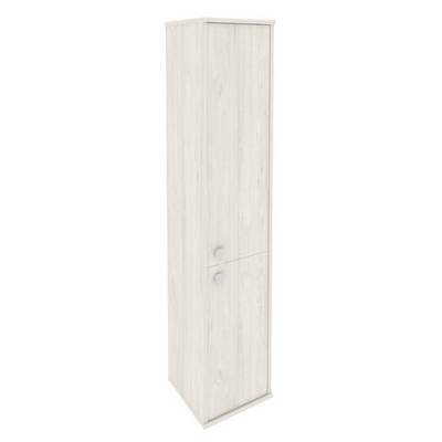 Style Л.СУ-1.3 Пр (Дуб наварра) Шкаф высокий узкий правый (1 низкая дверь ЛДСП, 1 средняя дверь ЛДСП)