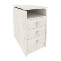 Style Л.ТП-4.2F (Дуб наварра) Тумба приставная (с замком)