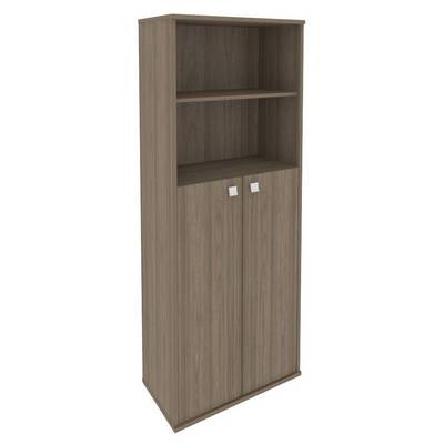 Style Л.СТ-1.6 (Вяз благородный) Шкаф высокий широкий (2 средние двери ЛДСП)