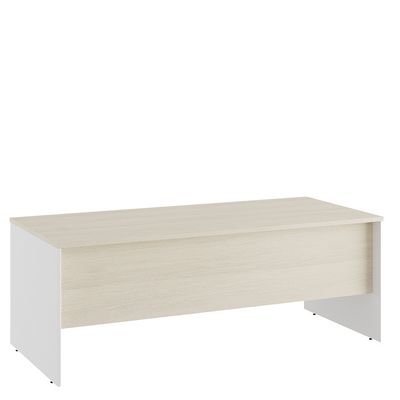 Tess TES38110131 (Дуб шамони светлый/Белый) Стол руководителя