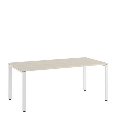 Tess TES38110231 (Дуб шамони светлый/Белый) Стол руководителя