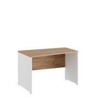 Tess TES38111021 (Дуб крафт золотой/Белый) Стол трапеция левый