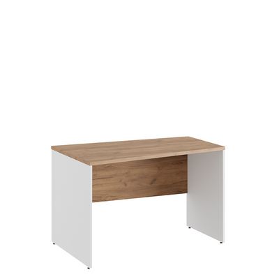 Tess TES38111021 (Дуб крафт золотой/Белый) Стол трапеция левый