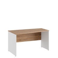 Tess TES38111221 (Дуб крафт золотой/Белый) Стол трапеция левый