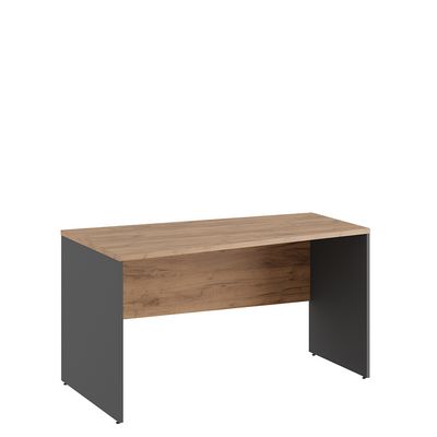 Tess TES38111224 (Дуб крафт золотой/Антрацит) Стол трапеция левый