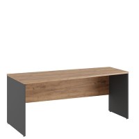 Tess TES38111624 (Дуб крафт золотой/Антрацит) Стол трапеция левый