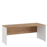 Tess TES38111721 (Дуб крафт золотой/Белый) Стол трапеция правый