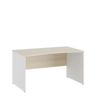 Tess TES38111931 (Дуб шамони светлый/Белый) Стол линза