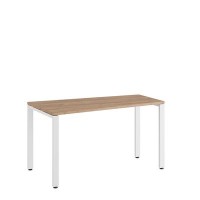 Tess TES38114221 (Дуб крафт золотой/Белый) Стол трапеция левый