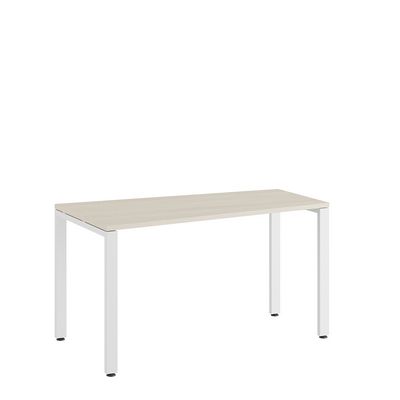 Tess TES38114231 (Дуб шамони светлый/Белый) Стол трапеция левый
