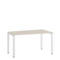 Tess TES38114331 (Дуб шамони светлый/Белый) Стол трапеция правый