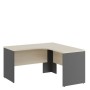 Tess TES38115234 (Дуб шамони светлый/Антрацит) Стол эргономичный левый