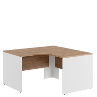 Tess TES38115621 (Дуб крафт золотой/Белый) Стол эргономичный левый