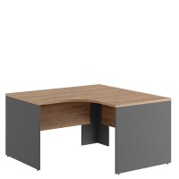 Tess TES38115624 (Дуб крафт золотой/Антрацит) Стол эргономичный левый