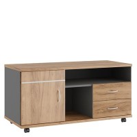 Tess TES38120024 (Дуб крафт золотой/Антрацит) Подкатная приставка