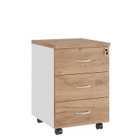 Tess TES38130321 (Дуб крафт золотой/Белый) Тумба мобильная