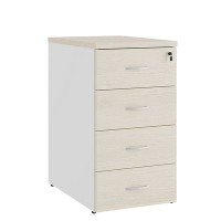 Tess TES38131031 (Дуб шамони светлый/Белый) Тумба приставная