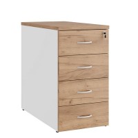 Tess TES38131121 (Дуб крафт золотой/Белый) Тумба приставная