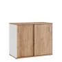 Tess TES38134521 (Дуб крафт золотой/Белый) Тумба с раздвижными фасадами