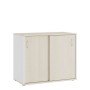 Tess TES38134531 (Дуб шамони светлый/Белый) Тумба с раздвижными фасадами