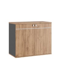 Tess TES38140224 (Дуб крафт золотой/Антрацит) Креденция