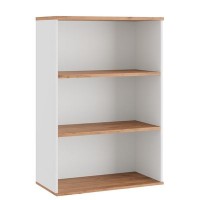 Tess TES38142221 (Дуб крафт золотой/Белый) Стеллаж средний