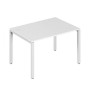 Trend metal TDM32212144 (Белый/Белый) Стол письменный на металлоопорах