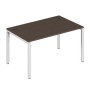 Trend metal TDM32212214 (Темный дуб/Белый) Стол письменный на металлоопорах