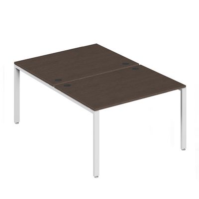 Trend metal TDM32218114 (Темный дуб/Белый) Бенч-система на 2 места