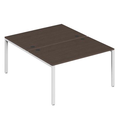 Trend metal TDM32218214 (Темный дуб/Белый) Бенч-система на 2 места