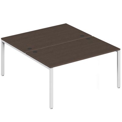 Trend metal TDM32218314 (Темный дуб/Белый) Бенч-система на 2 места