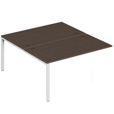 Тренд Металл TDM32219914 (Темный дуб/Белый) Удлинитель бенч-системы