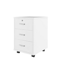 Trend TRD29630304 (Белый) Тумба подкатная 3 ящика