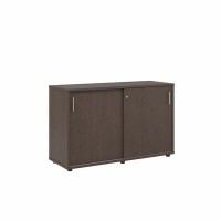 Trend TRD29634801 (Темный дуб) Тумба с раздвижными фасадами,
низкая