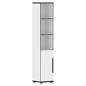 Усто UHCS 38.5 (L) (Белый) Шкаф-колонка с глухой малой дверью, левый